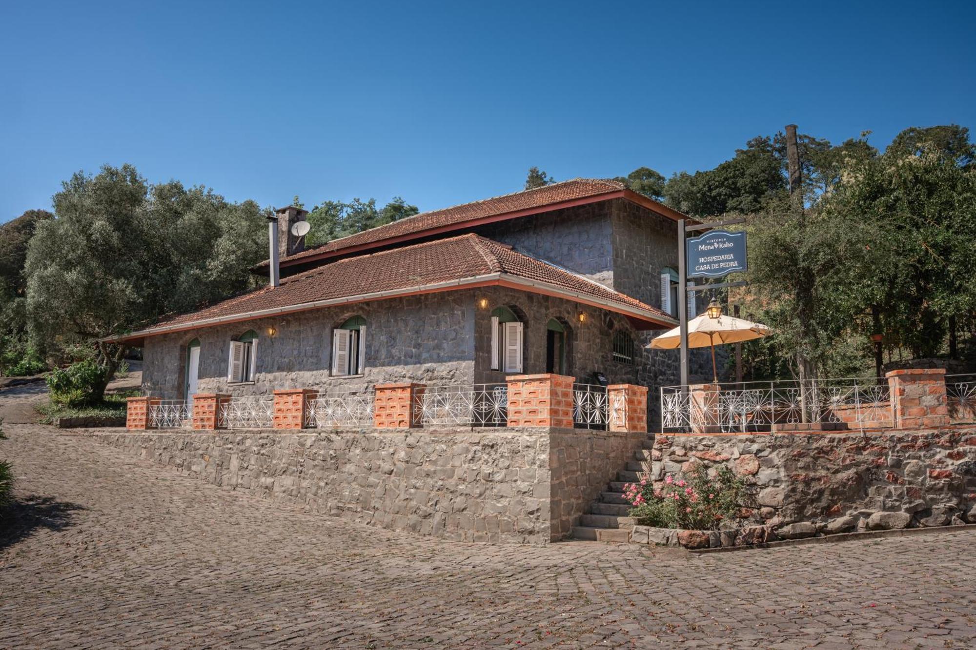 Pousada/Apto/Casa De Pedra Mena Kaho Bento Gonçalves Buitenkant foto